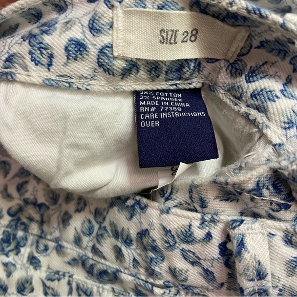 Madewell Blue Floral Skinny Jeans - Picture 4 of 6